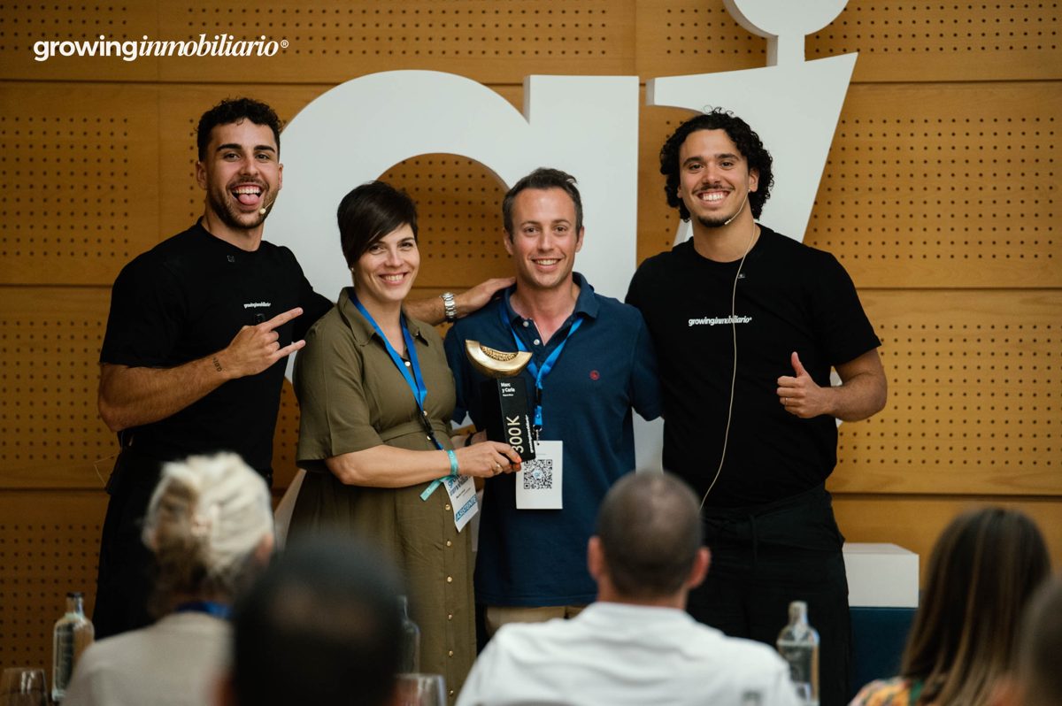 Entrega de premios a una inmobiliaria